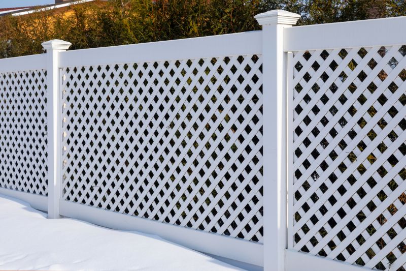 Pvc Lattice Fence Installation